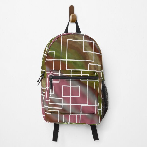 Item preview, Geometric Rectangles and natural colors abstract designed and sold by SoniasArtwork.
