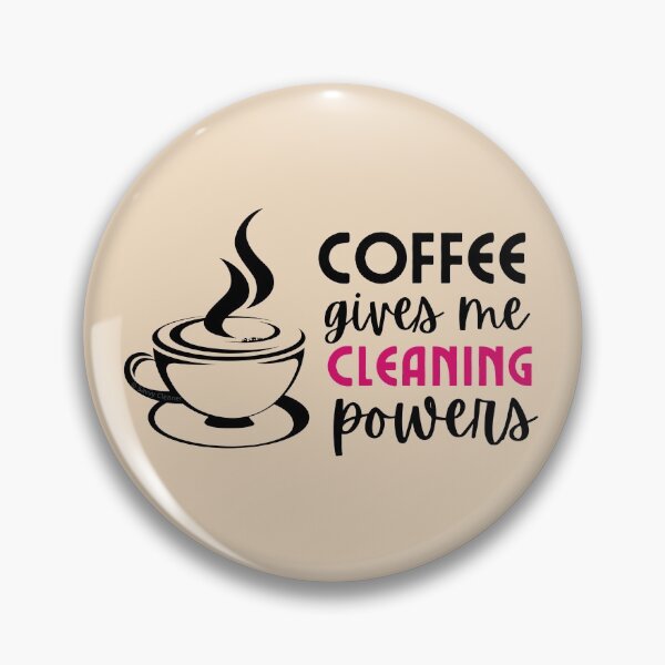 Item preview, Coffee Gives Me Cleaning Powers Cleaning Lady Housekeeper Gifts designed and sold by SavvyCleaner.