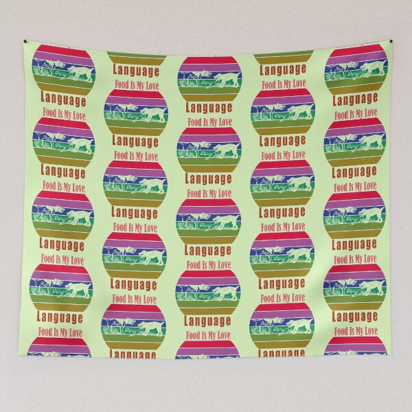 Item preview, Food Is My Love Language designed and sold by smartness-shop.