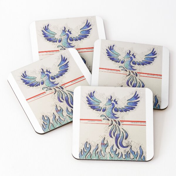 Item preview, Phoenix blue mystic designed and sold by Neonhaze1.