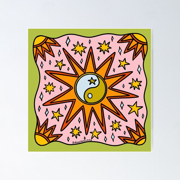 Item preview, Yin Yang Sun designed and sold by doodlebymeg.