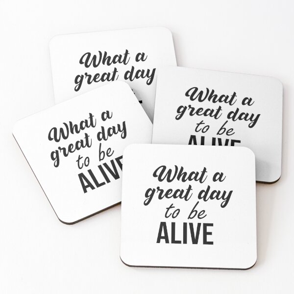 Item preview, What a great day to be alive - black - Funny t-shirt, Funny gift ideas designed and sold by LahcenIqbi.
