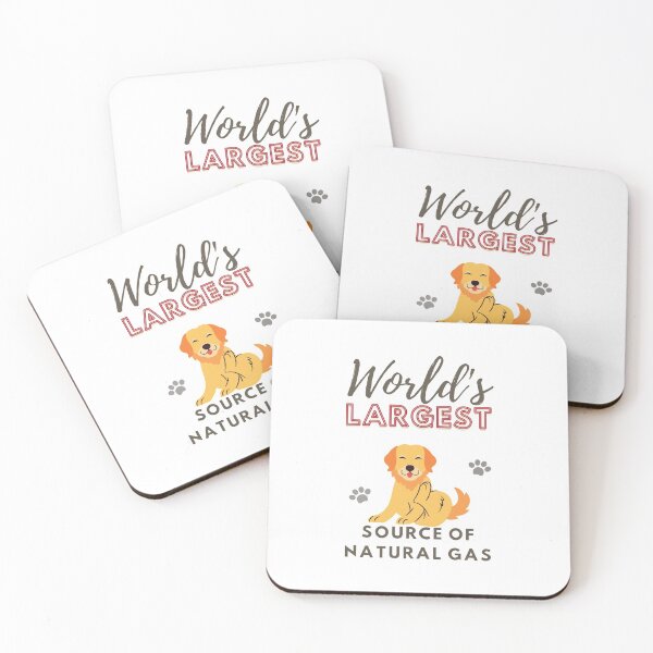 Item preview, World's largest source of natural gas - Golden retriever designed and sold by MotherOfBears.