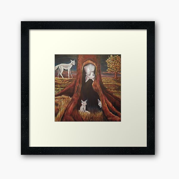 Ghost Dogs Framed Art Print