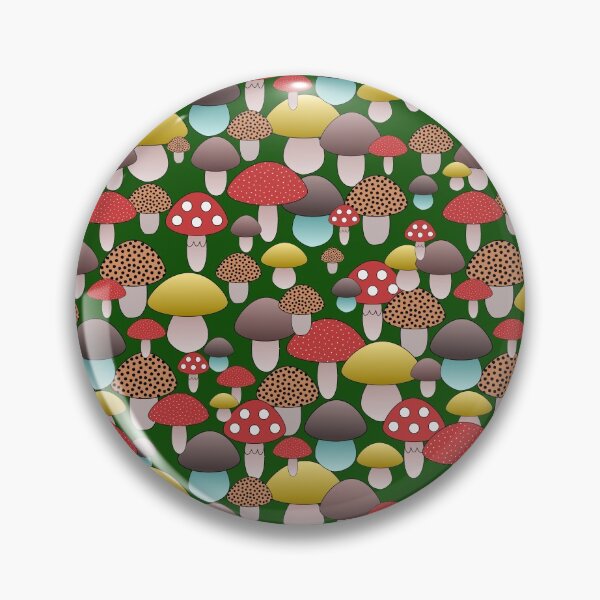 Item preview, Fun Mushroom Harvest Pattern designed and sold by anzelas.