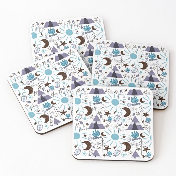 Item preview, Blue and Grey Great Outdoors  designed and sold by Alisha Watercolors.