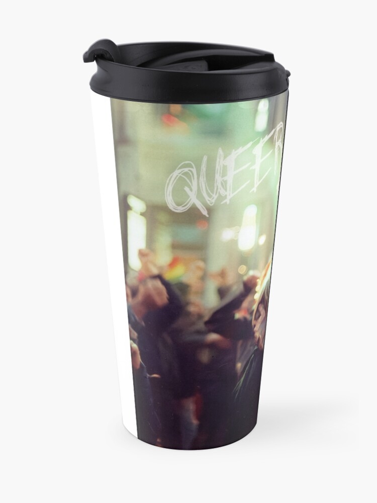 Alternate view of queer as folk - Brian & Justin Travel Mug