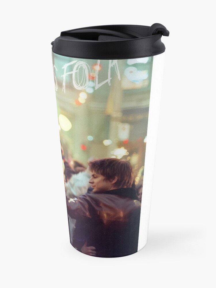 Alternate view of queer as folk - Brian & Justin Travel Mug