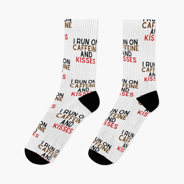 Item preview, I Run On Caffeine And Kisses designed and sold by Chanchane Store.