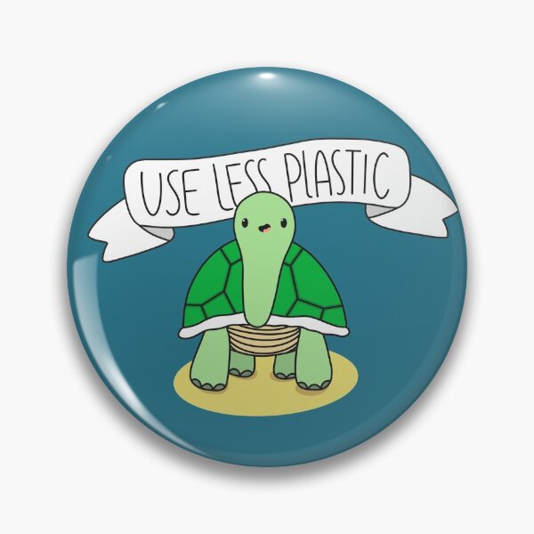 Item preview, Kawaii Turtle Use Less Plastic  designed and sold by SofiaSava01.