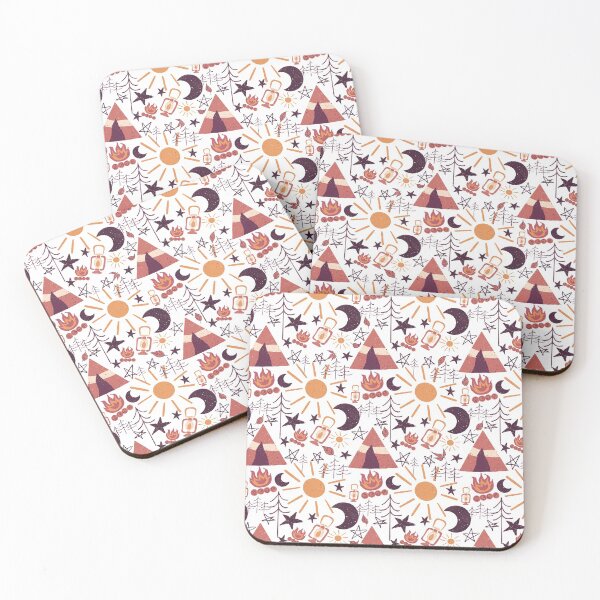 Item preview, Pink and Purple Campsite  designed and sold by Alisha Watercolors.