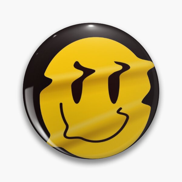 Item preview, Yellow Distorted Smile Emoji designed and sold by WearWolfDesigns.