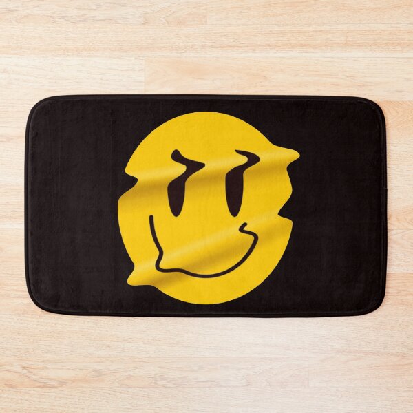 Item preview, Yellow Distorted Smile Emoji designed and sold by WearWolfDesigns.