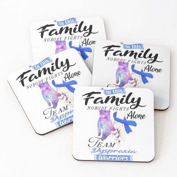 Item preview, In This Family No One Fights Alone Team Dyspraxia Warrior designed and sold by deputylove.