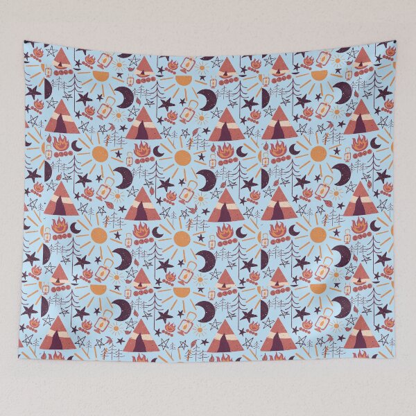 Item preview, Family Camping Trip designed and sold by Alisha Watercolors.