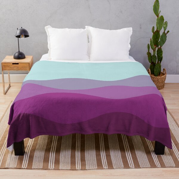 Item preview, Minimalistic Cyan and Purple waves designed and sold by Simple-colorful.