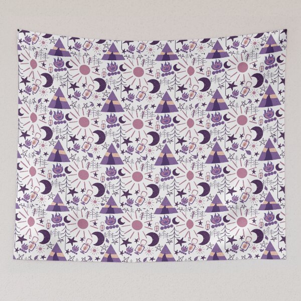Item preview, Purple Magical Forest designed and sold by Alisha Watercolors.