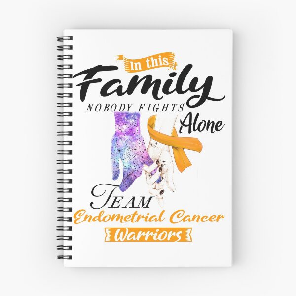 Item preview, In This Family No One Fights Alone Team Endometrial Cancer Warrior designed and sold by deputylove.