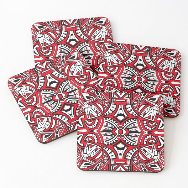 Item preview, BRUTAL. PATTERN. RED, WHITE AND BLACK designed and sold by 5hertz.
