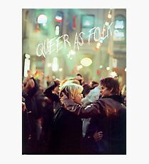 queer as folk - Brian & Justin Photographic Print
