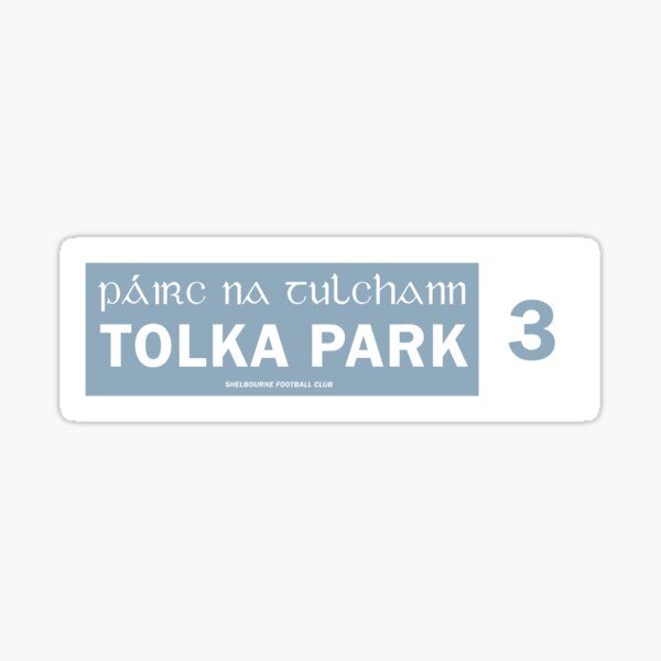TOLKA PARK - STREET SIGN Sticker