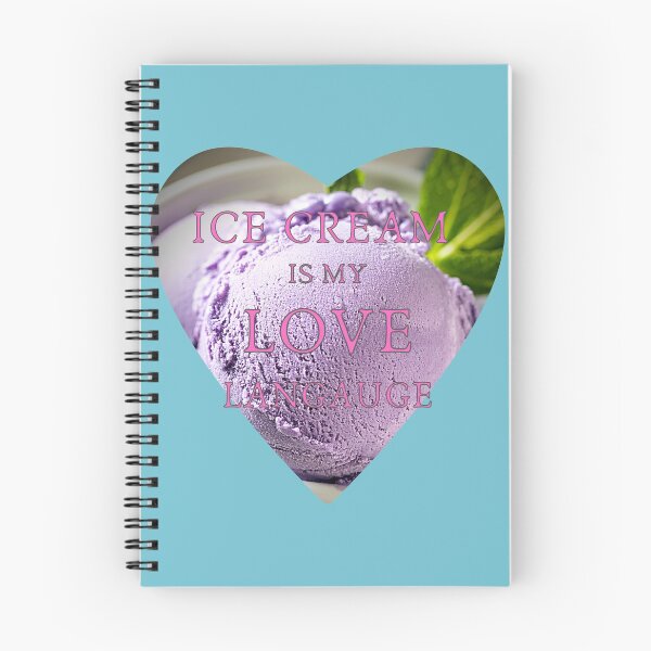 Item preview, Ice Cream is my Love Language designed and sold by NerdyByDesign.