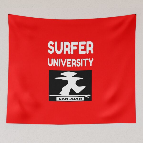 Item preview, Surfer University San juan designed and sold by porfysoundtrack.