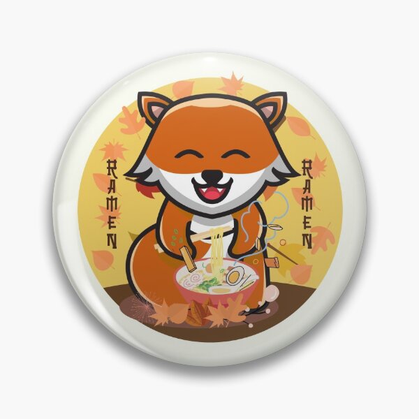 Item preview, Fox Leaves Ramen - Cut Fox Think Ramen. Fantastic Mr Fox Classic !! designed and sold by SoffyLee586.