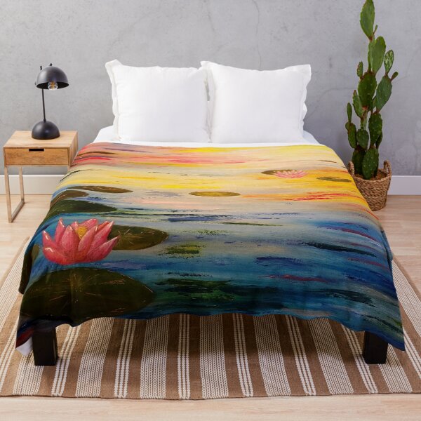Item preview, Colorful water lilies designed and sold by Art-Apart.