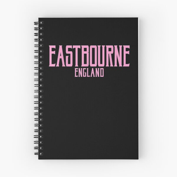 Item preview, Eastbourne England Vintage Text Pink Print  designed and sold by sheilase.