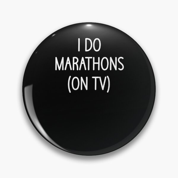 Item preview, I Do Marathons On Tv Funny Jokes Sarcastic Sayings  designed and sold by sheilase.
