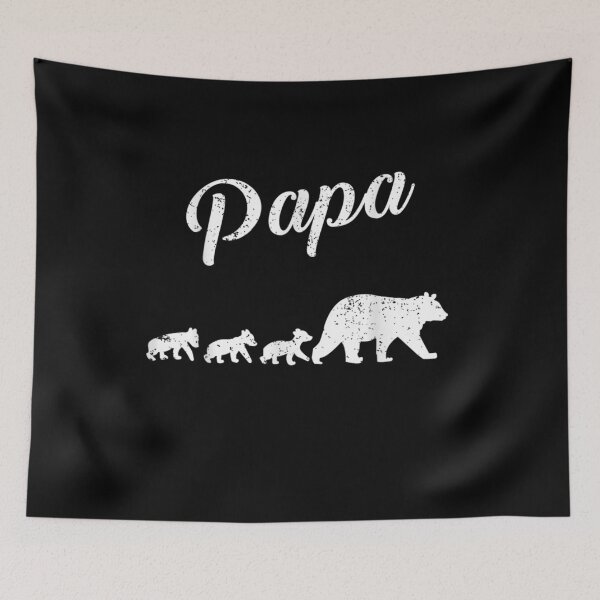 Item preview, Mens Cool Fathers Day Papa Bear Distressed Print  designed and sold by sheilase.