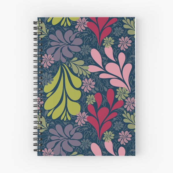 Item preview, Swirly Leaves in Bold Array designed and sold by Kathy-Bourque.