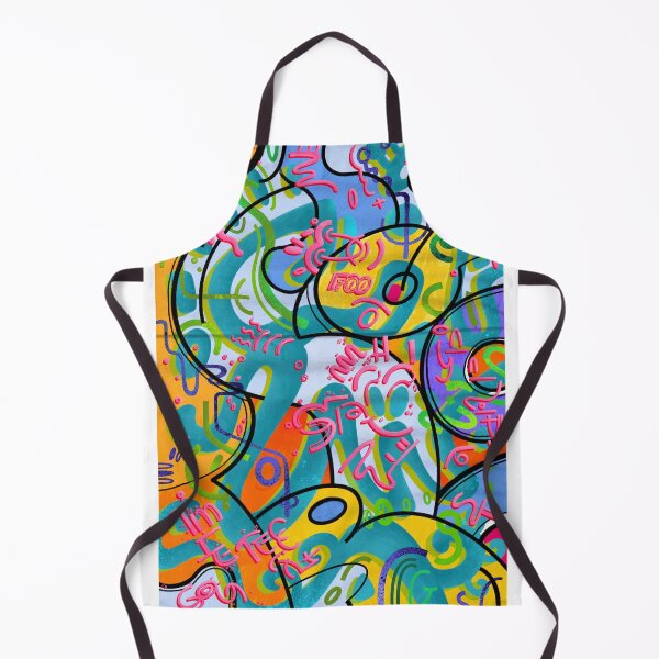 Item preview, Bright Abstract Artwork in Graffiti Style designed and sold by Ginny Corbie.