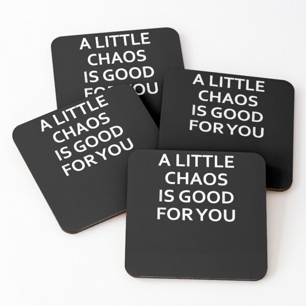 Item preview, A Little Chaos Is Good For You Funny Jokes Sarcastic  designed and sold by sheilase.