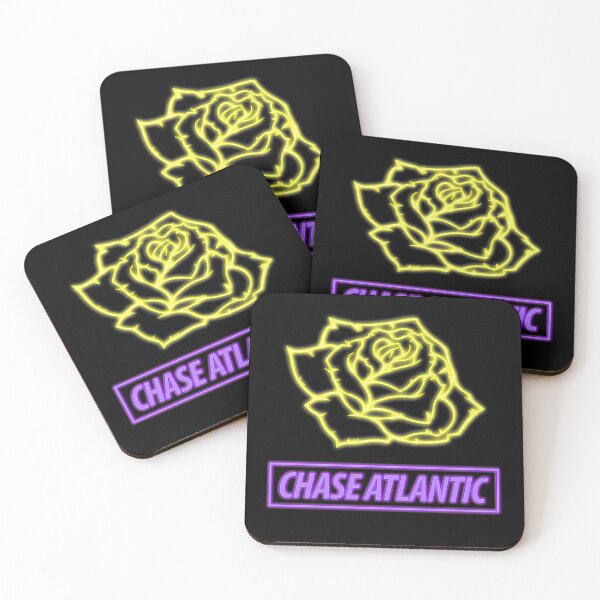 Item preview, Chase Atlantic Neon Rose Design transparent Yellow / Purple designed and sold by Designs-Life.