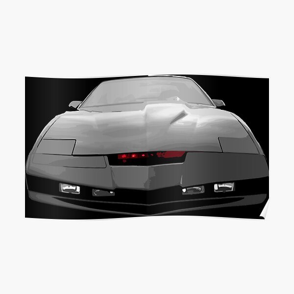 "K.I.T.T. Firebird" Poster for Sale by FromThe8Tees Redbubble