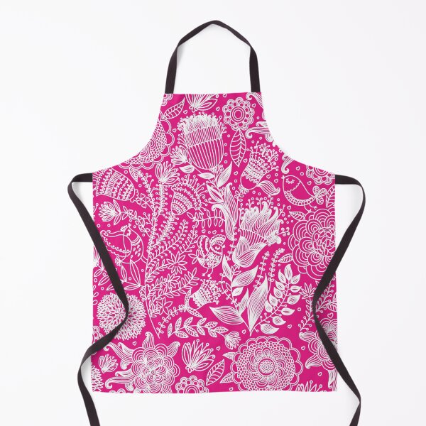 Item preview, Elaborate Floral on Bright Pink Background designed and sold by pugmom4.
