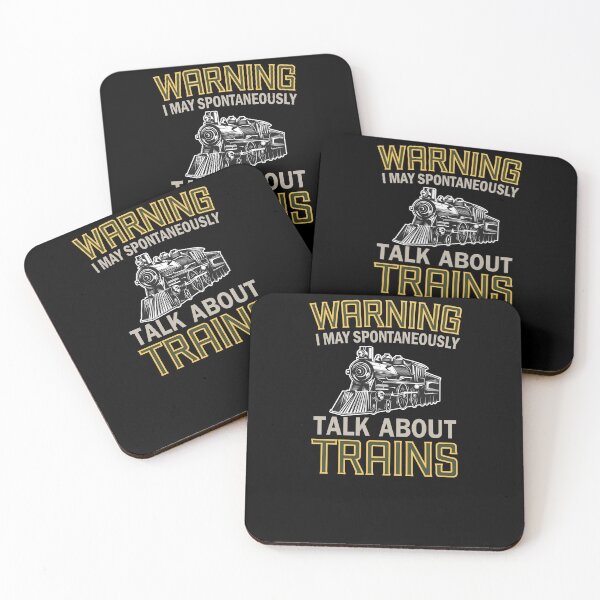 Item preview, Warning I May Spontaneously Talk About Trains: Funny Train Lovers, Train, Railroad, Locomotive, Train Engineer Gift, Vintage Gift designed and sold by Simoakn.