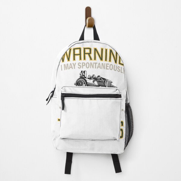 Item preview, Warning I May Spontaneously Talk About Trains: Funny Train Lovers, Train, Railroad, Locomotive, Train Engineer Gift, Vintage Gift designed and sold by Simoakn.