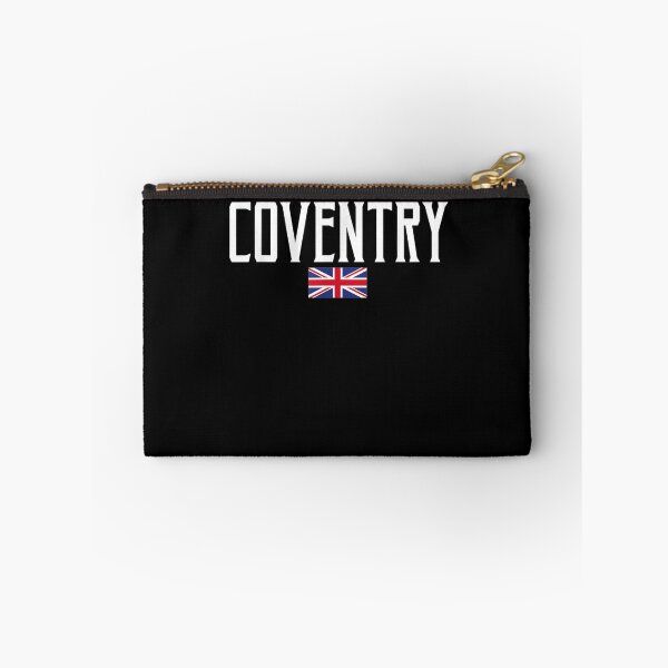 Artikelvorschau, Coventry UK Flagge Vintage weißer Text entworfen und verkauft von sheilase.