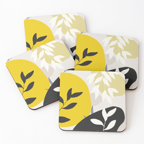 Item preview, Abstract Leaves Autumn Vibes Yellow Leaves designed and sold by ArtBIU.