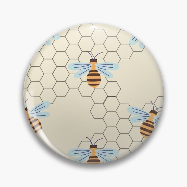 Item preview, bees and honeycomb designed and sold by peachyasho.