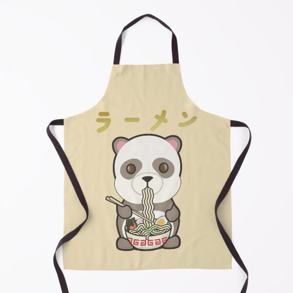 Item preview, Kawaii Panda Eating Ramen Kanji designed and sold by ViewerEqualsPhoton.
