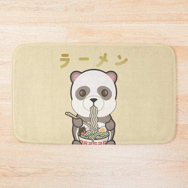 Item preview, Kawaii Panda Eating Ramen Kanji designed and sold by ViewerEqualsPhoton.