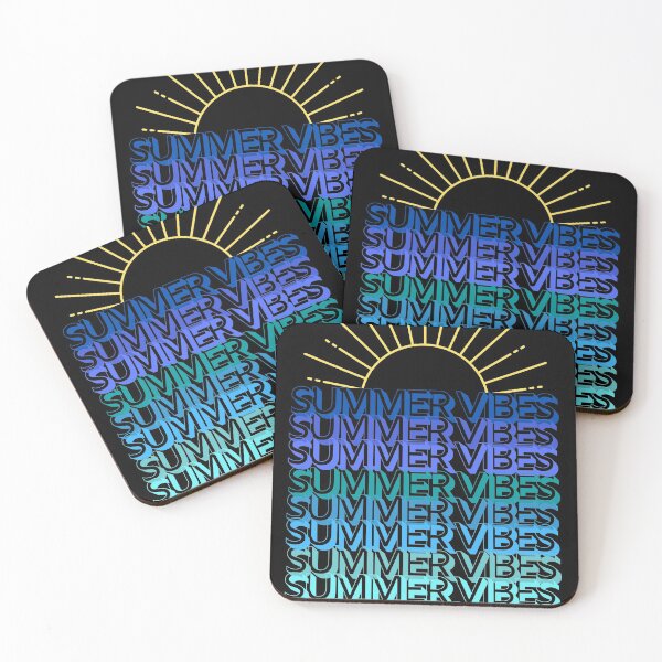 Item preview, Retro Summer Vibes Blue Sunset designed and sold by Designs By YL.