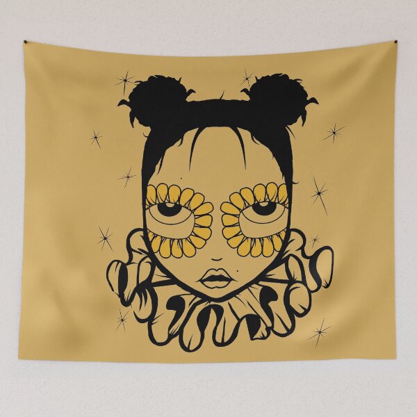 Item preview, Clown girl - Yellow designed and sold by Celeste Guzman.