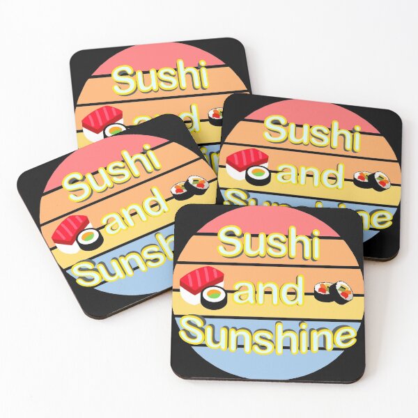 Item preview, Sushi and Sunshine Retro Vintage Sunset designed and sold by toddbrooney.