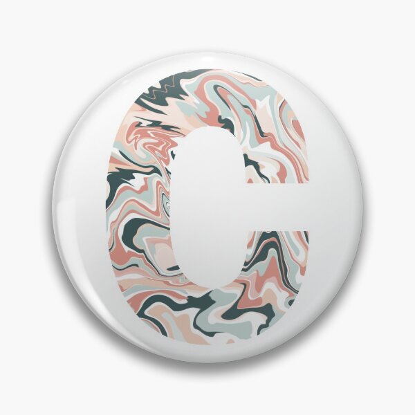 Item preview, Watermelon Swirl Letter C designed and sold by vicnat.