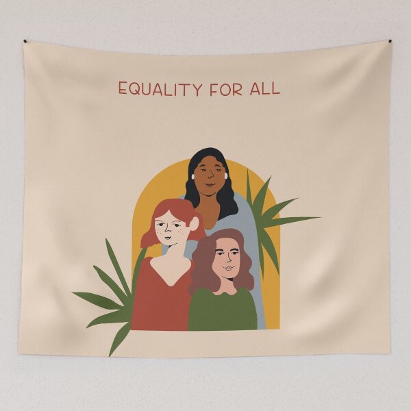 Item preview, Equality for all quote | Universal Feminism Vibe designed and sold by SoulmaTee-2021.